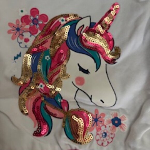 Girls' Unicorn Tulle Dress Size 6/7 - Picture 3 of 3